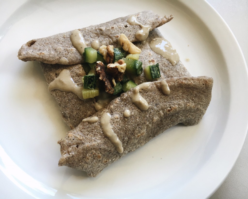Crêpe salata ai funghi porcini e tartufo bianco